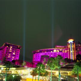 Star City Casino at night at Pyrmont, Sydney, 2000
