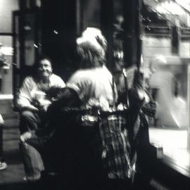 Meeting the homeless at night at various City locations, Sydney, 2000