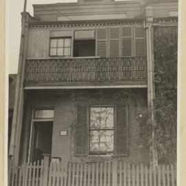 Print - Terrace house, unknown address, circa 1939