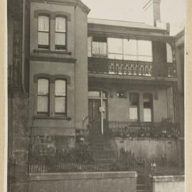 Print - Terrace house, unknown address, circa 1939