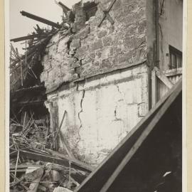 Print - Demolition in Dowling Street Woolloomooloo, 1944