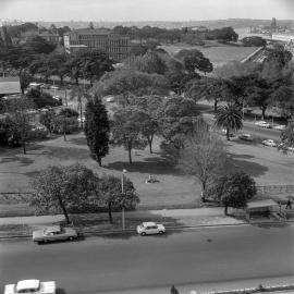 Cook and Phillip Parks on William Street Sydney, 1966