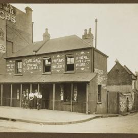 Print - Harry Cartledge hat shop in Yurong Street Darlinghurst, 1916