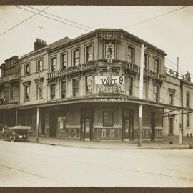 Print - Prince Albert Hotel corner of William and Riley Streets Darlinghurst, 1916