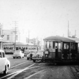 Bourke Street, view south-west near Elizabeth Street Zetland, 1954