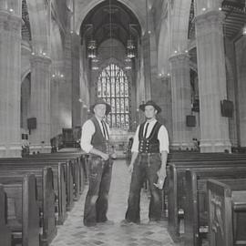 Matthias and Johaan (Johnas), St Andrews Cathedral, 2000