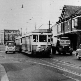 Bourke Street, view north-east from Elizabeth Street Zetland, 1954