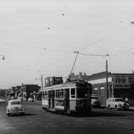 Traffic in Henderson Road Alexandria, 1954