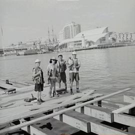 Workers on Wharf no 8, Sussex Street Sydney, 2000