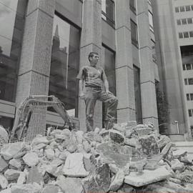 On top of the rubble, Castlereagh Street Sydney, 2000