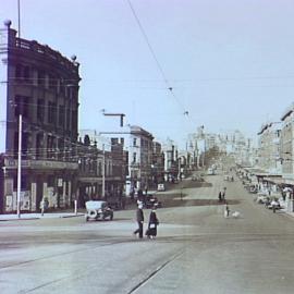 William Street after reconstruction, Darlinghurst, 1934