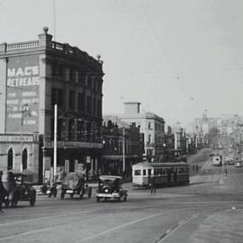 Intersection of William Street and Yurong Street Darlinghurst, 1934