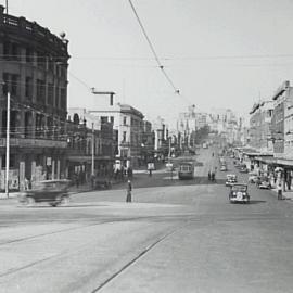 Intersection of William Street and Yurong Streets Darlinghurst, 1934