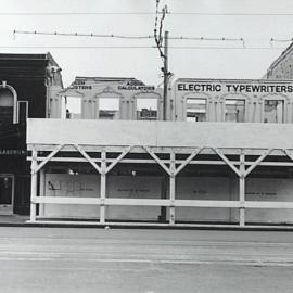 Demolished building, William Street Woolloomooloo, 1960