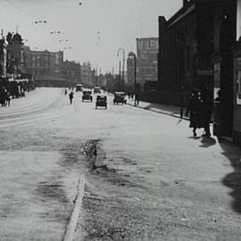 Oxford Street Darlinghurst, at the intersection of Victoria Street, 1934