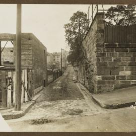 Print - Premier Lane from Forbes Street Darlinghurst, 1916