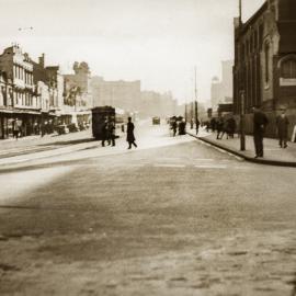 Oxford Street at the intersection of Victoria Street Darlinghurst, 1934