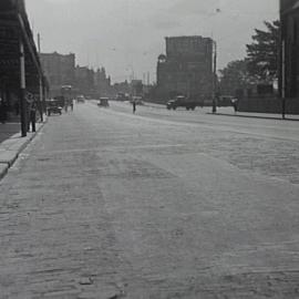 Oxford Street Darlinghurst, at the intersection of South Dowling Street, 1935