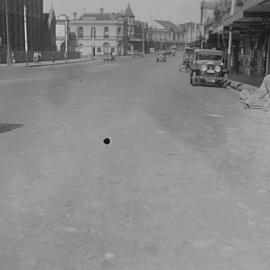 Oxford Street Darlinghurst after resurfacing, 1936