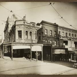 Print - Commercial shops in William Street Darlinghurst, 1916
