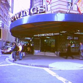 Gowings Corner, corner of George and Market Streets Sydney, 1998