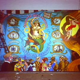 Annette Kellerman mural, Cook and Phillip Park Aquatic Centre, College Street Sydney, 2001
