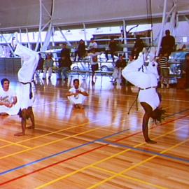 Demonstration activities, King George V Recreation Centre, Cumberland Street The Rocks, 1998