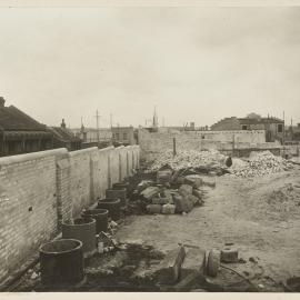 Print - Construction of the Municipal Council of Sydney Electricity Depot Camperdown, 1919