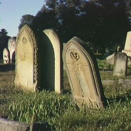Gravestones at Rookwood cemetery, East Street Lidcombe, 2001