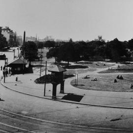 Corner of Elizabeth Street and Liverpool Street, Sydney, 1912