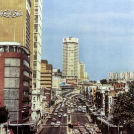 Looking east along William Street from near corner of Yurong Street Woolloomooloo, 1974
