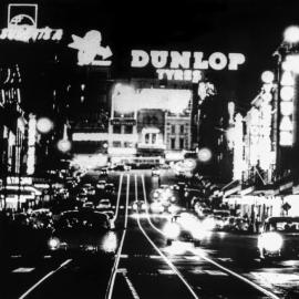 William Street at night, Darlinghurst, 1962