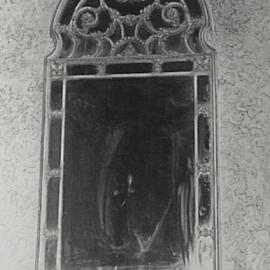 Interior, Capitol Theatre, detail of mirror, Campbell Street Haymarket, 1972