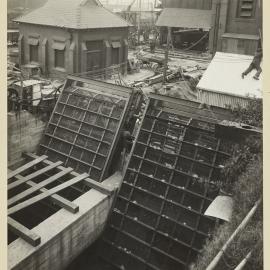 Print - Pyrmont Power Station Salt water conduit Pyrmont, 1921