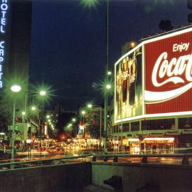 At the intersection of William Street, Victoria Street and Darlinghurst Road Potts Point, 1990