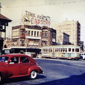 Traffic in Taylor Square Darlinghurst, 1959