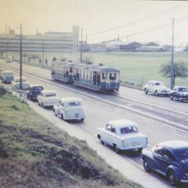 Traffic in Dacey Avenue, Moore Park