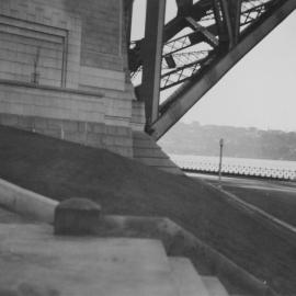 Stairs near Harbour Bridge, Dawes Point Park, Hickson Road Dawes Point, 1937