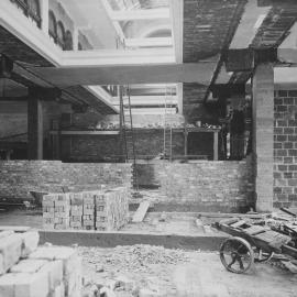 Print - Alterations to the Queen Victoria Building (QVB) Sydney, 1918