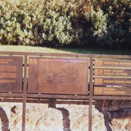 Observatory Hill Directory, Millers Point, 1986