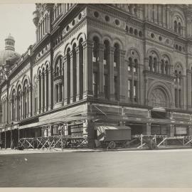 Print - Alterations to the Queen Victoria Building (QVB), from Druitt Street Sydney, 1918