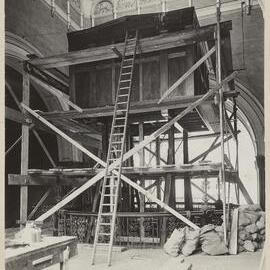 Print - Alterations lift, Queen Victoria Building, George Street Sydney, 1919