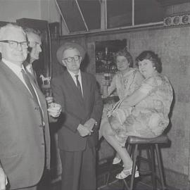 Ted Holesgrove retirement party, Edinburgh Castle Hotel, Pitt Street Sydney, 1970