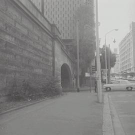 Proposed bus shelters site, Elizabeth Street Haymarket, 1970