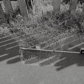 Footpath damage, Lucas Street Camperdown, 1970