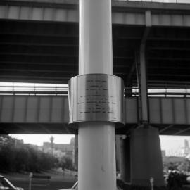 Seiko Clock installation, Alfred Street Circular Quay, 1971