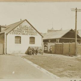 Print - Ellis and Company Auctioneers on Quay Street Haymarket, 1909