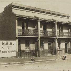 Print - Terrace houses on Quay Street Haymarket, 1909