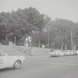 Pedestrian crossing, Park Street Sydney, 1971