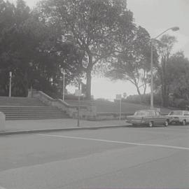 Pedestrian crossing, Park Street Sydney, 1971